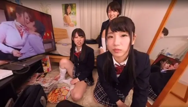 Watching Porn With Three Hot Girls P1 VR Adult Videos