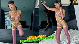 Petite Asian Passionate Cock Pump