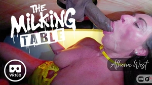 The Milking Table - Athena West VR Adult Videos