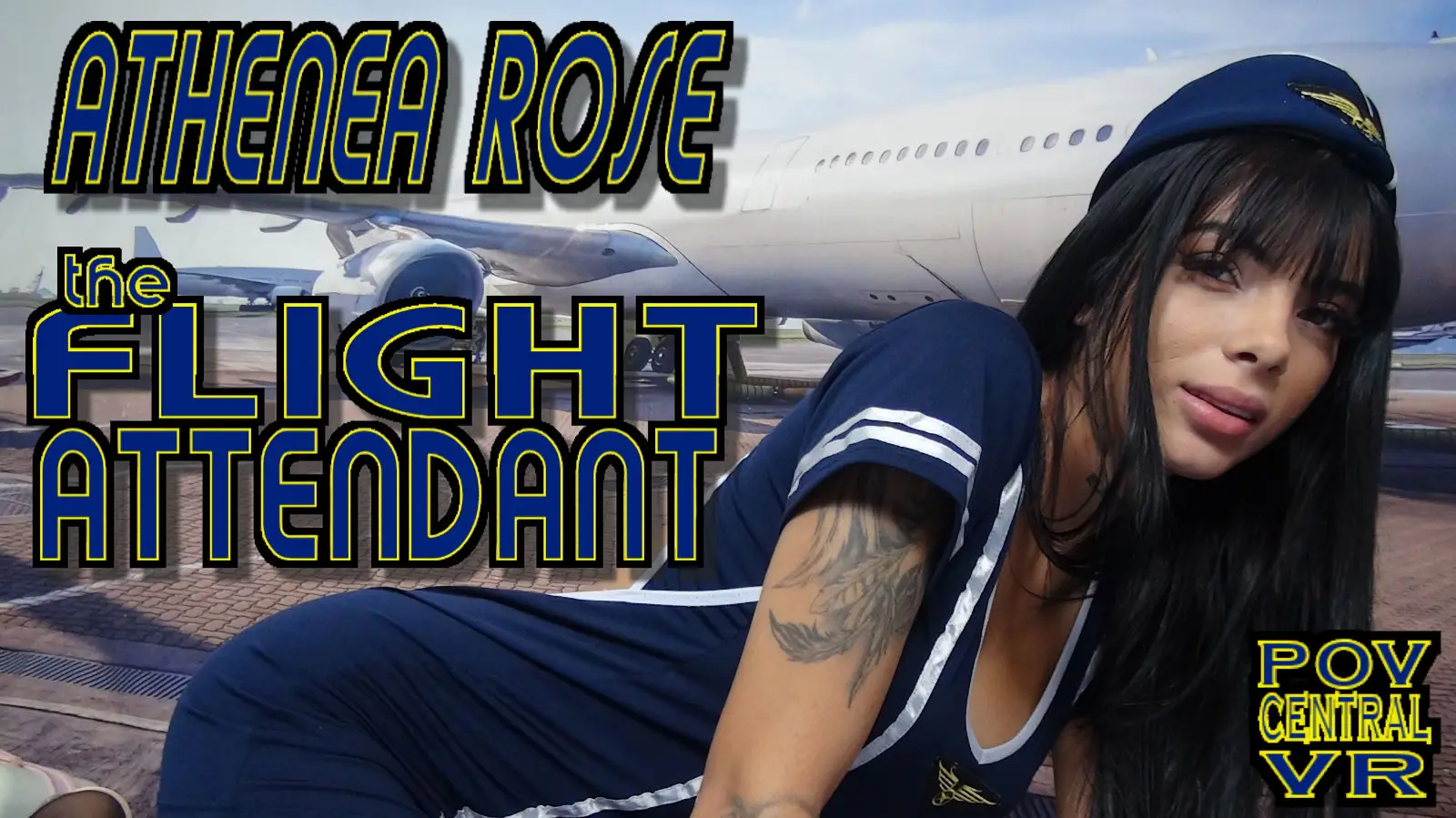 Athenea Rose: Flight Attendant VR Adult Videos