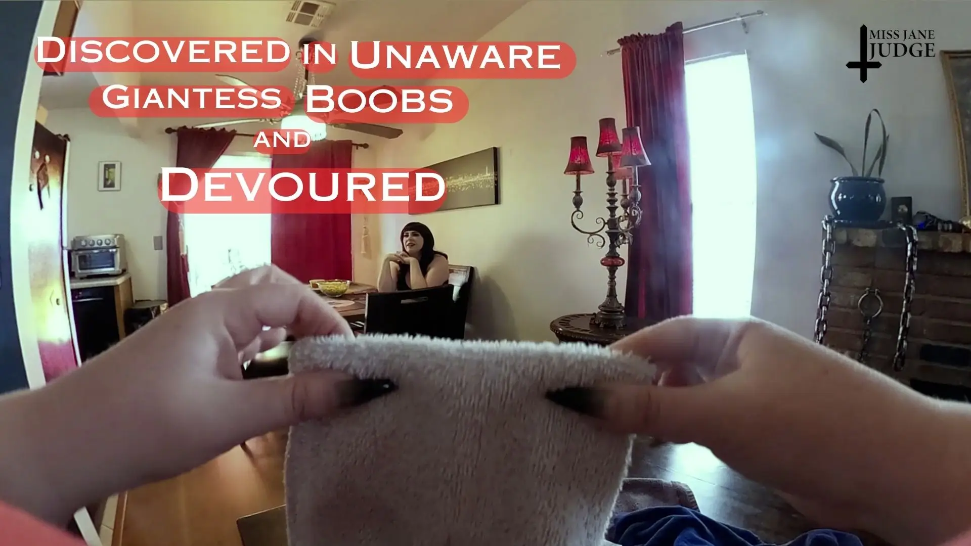 Discovered in Unaware Giantess Boobs and Devoured VR Adult Videos