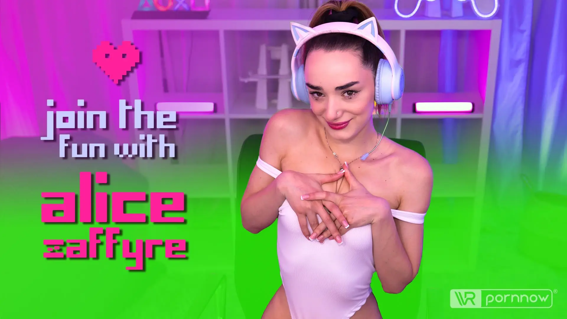 Erotic Gaming Session starring Alice Zaffyre [Passthrough] VR Adult Videos