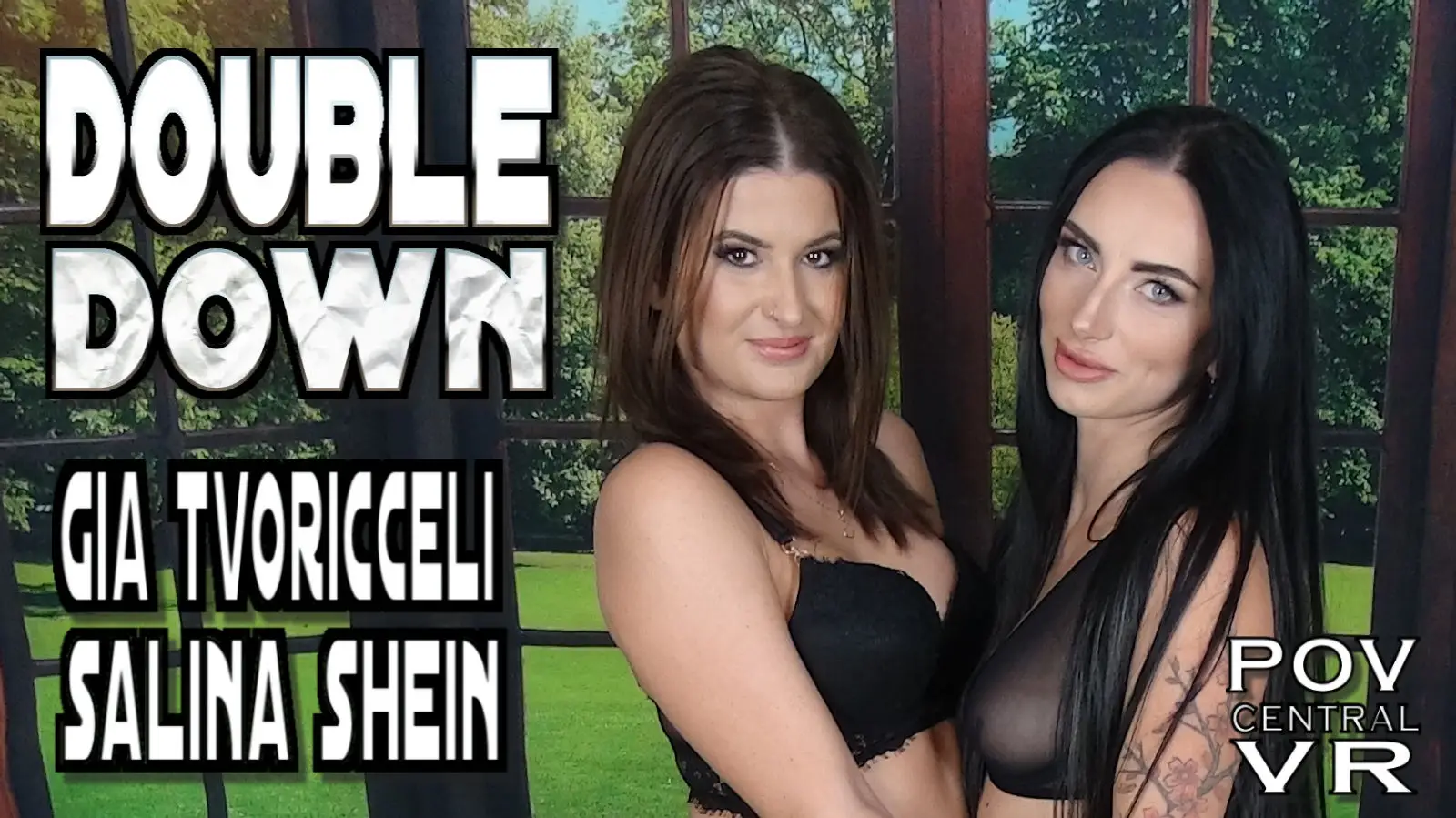 Gia Tvoricceli and Salina Shein : Double Down VR Adult Videos