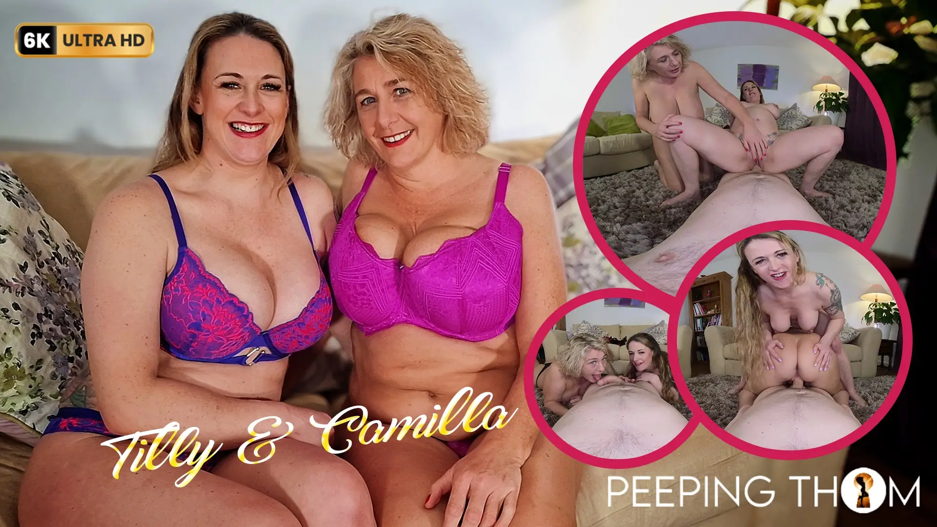 MILF Threesome - Camilla Creampie & Nurse Tilly VR Adult Videos