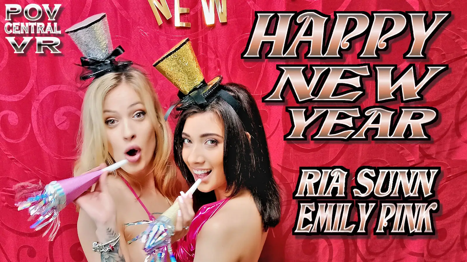 Ria Sunn And Emily Pink: Happy New Year VR Adult Videos