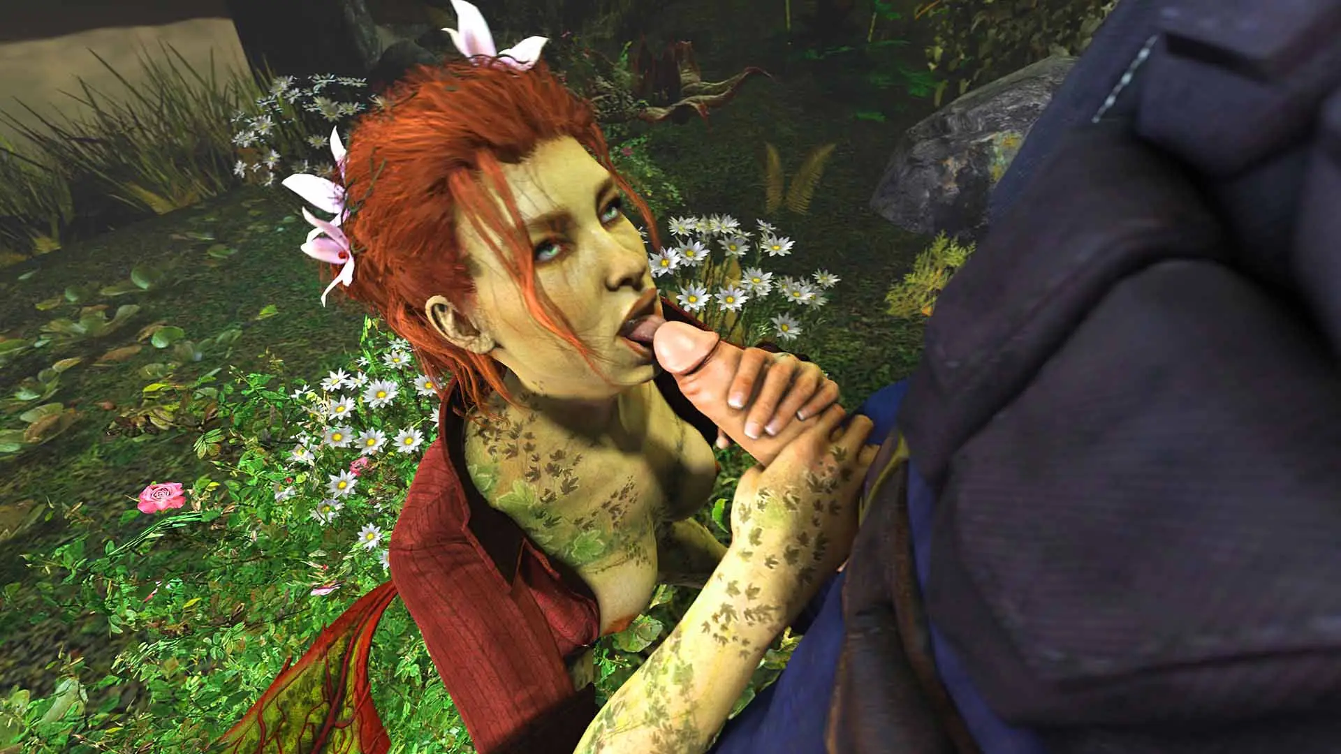 DC Comics - Poison Ivy's "Monitored" Yard Time (A XXX Parody)