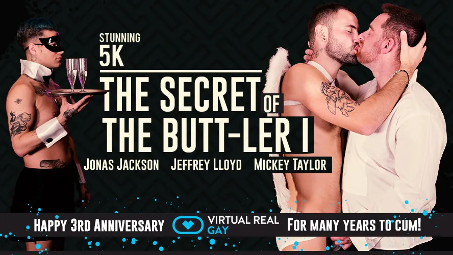 [Gay] The Secret Of The Butt-Ler I Mickey Taylor VR Adult Videos