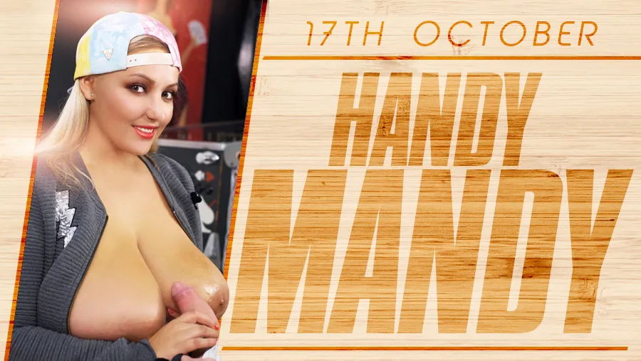 Handy Mandy - Huge Boob Blonde VR Adult Videos