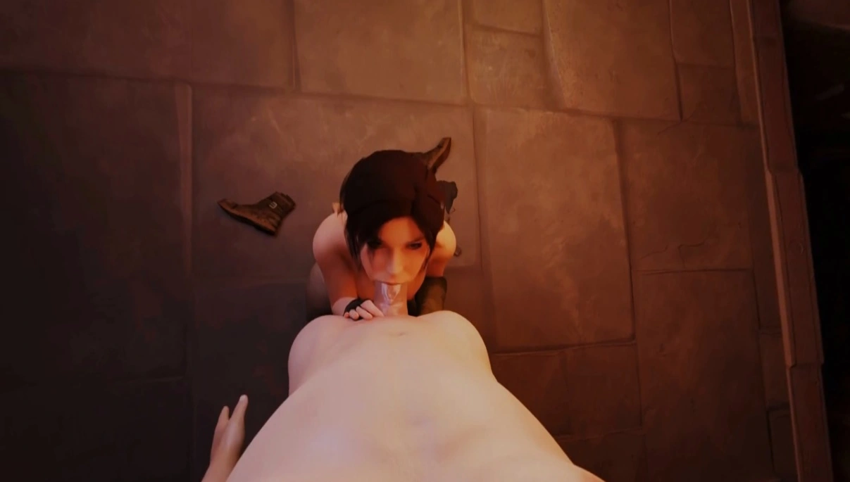 Lara Croft blowjob (A XXX Parody) VR Adult Videos