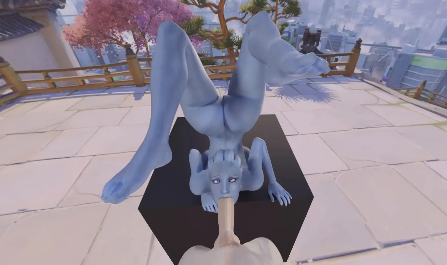 Liara upside down blowjob 3D VR 180 SBS (A XXX Parody) VR Adult Videos