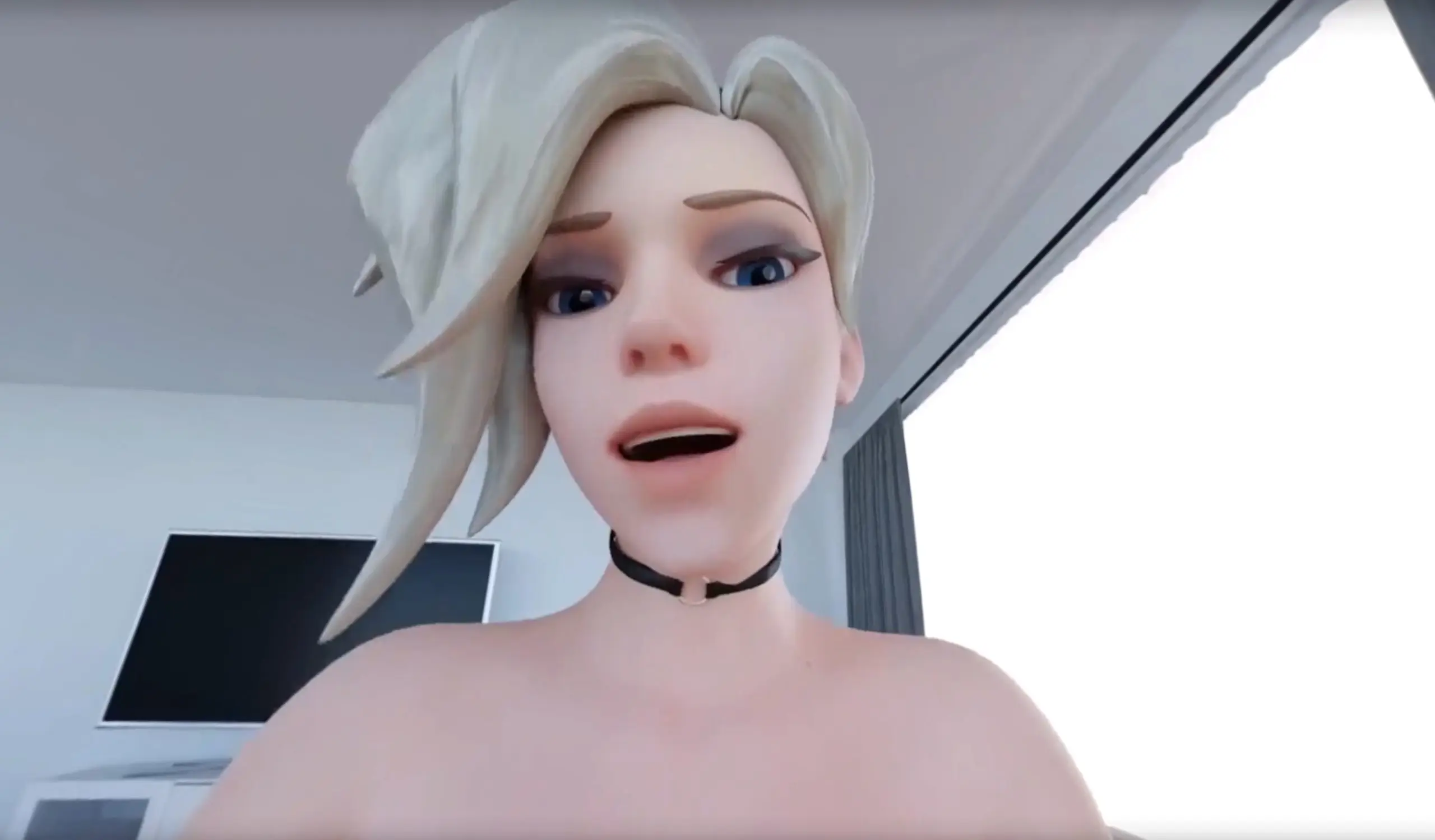 Mercy - On a couch (close up) (A XXX Parody) VR Adult Videos