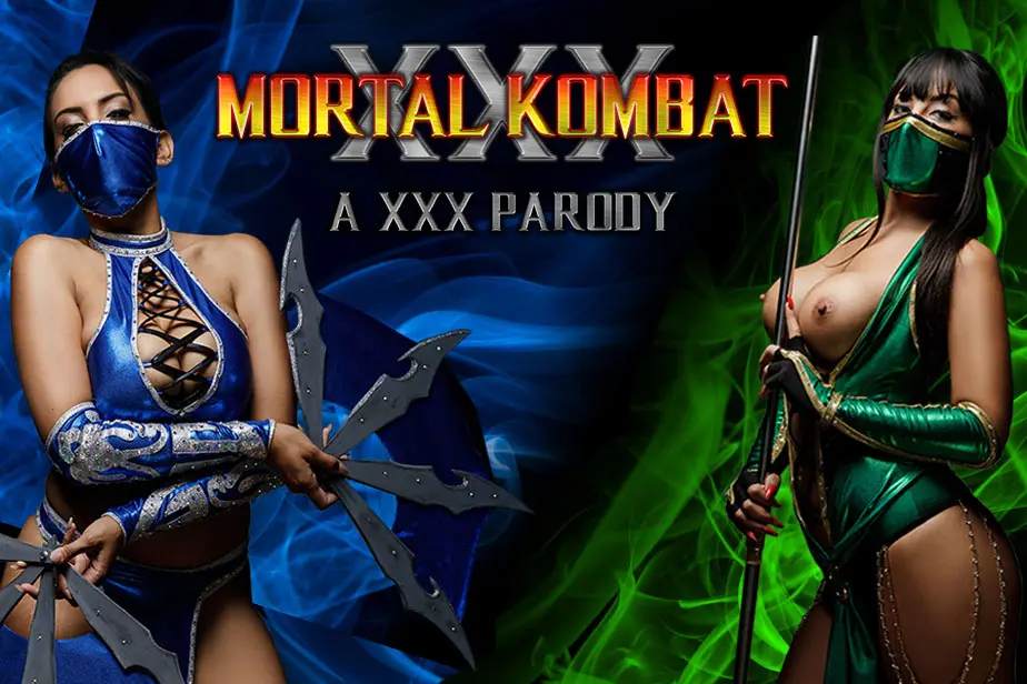 Mortal Kombat XXX Parody - Jade and Kitana Edenian Threesome VR VR Adult Videos