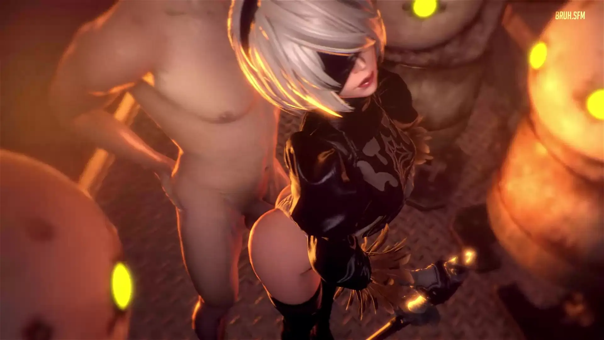 NieR: Automata - 2b Has Robot Support (A XXX Parody) VR Adult Videos