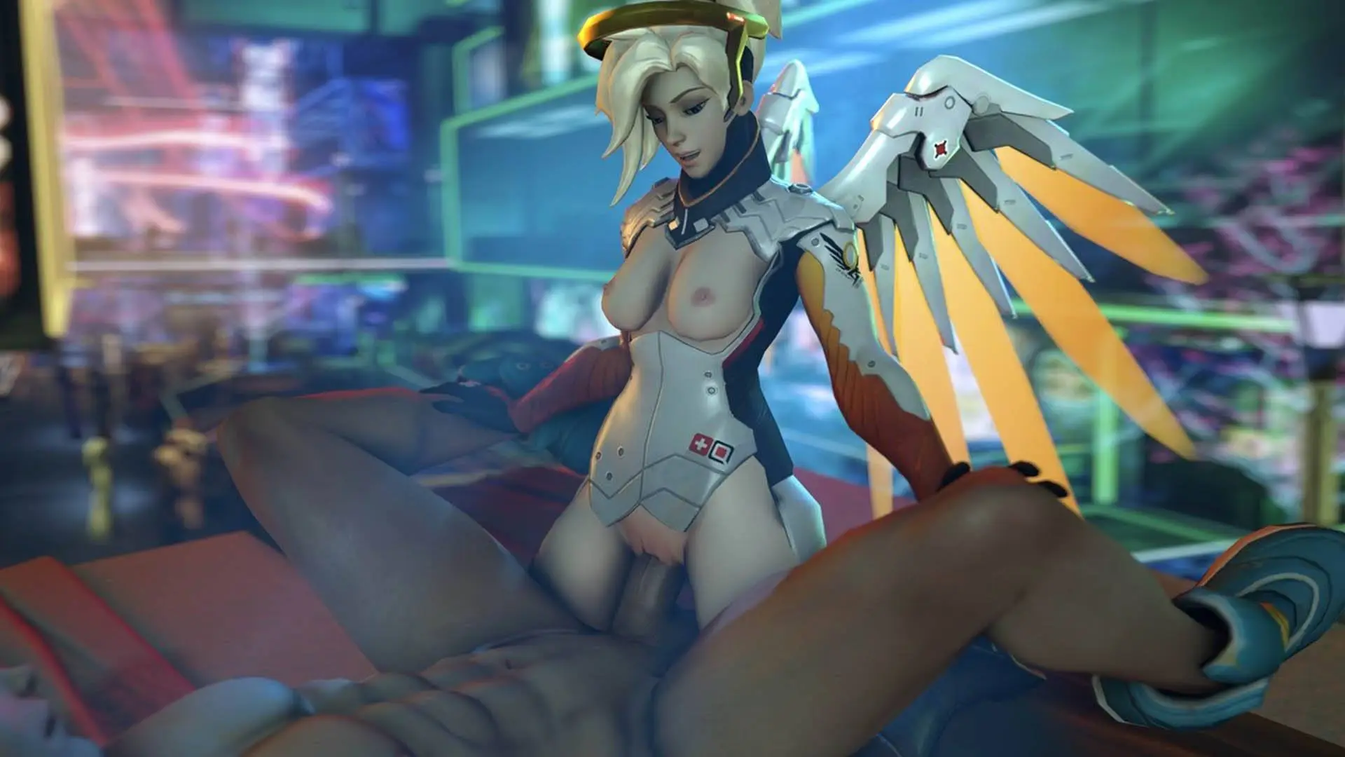 Overwatch - Mercy's In An Aggressive Mood (A XXX Parody) VR Adult Videos