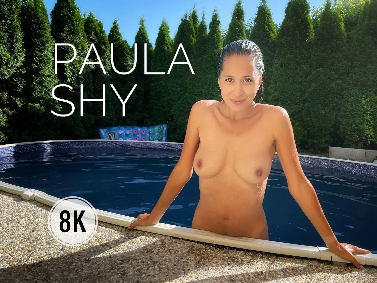 Paula Shy Masturbating By The Pool VR Adult Videos