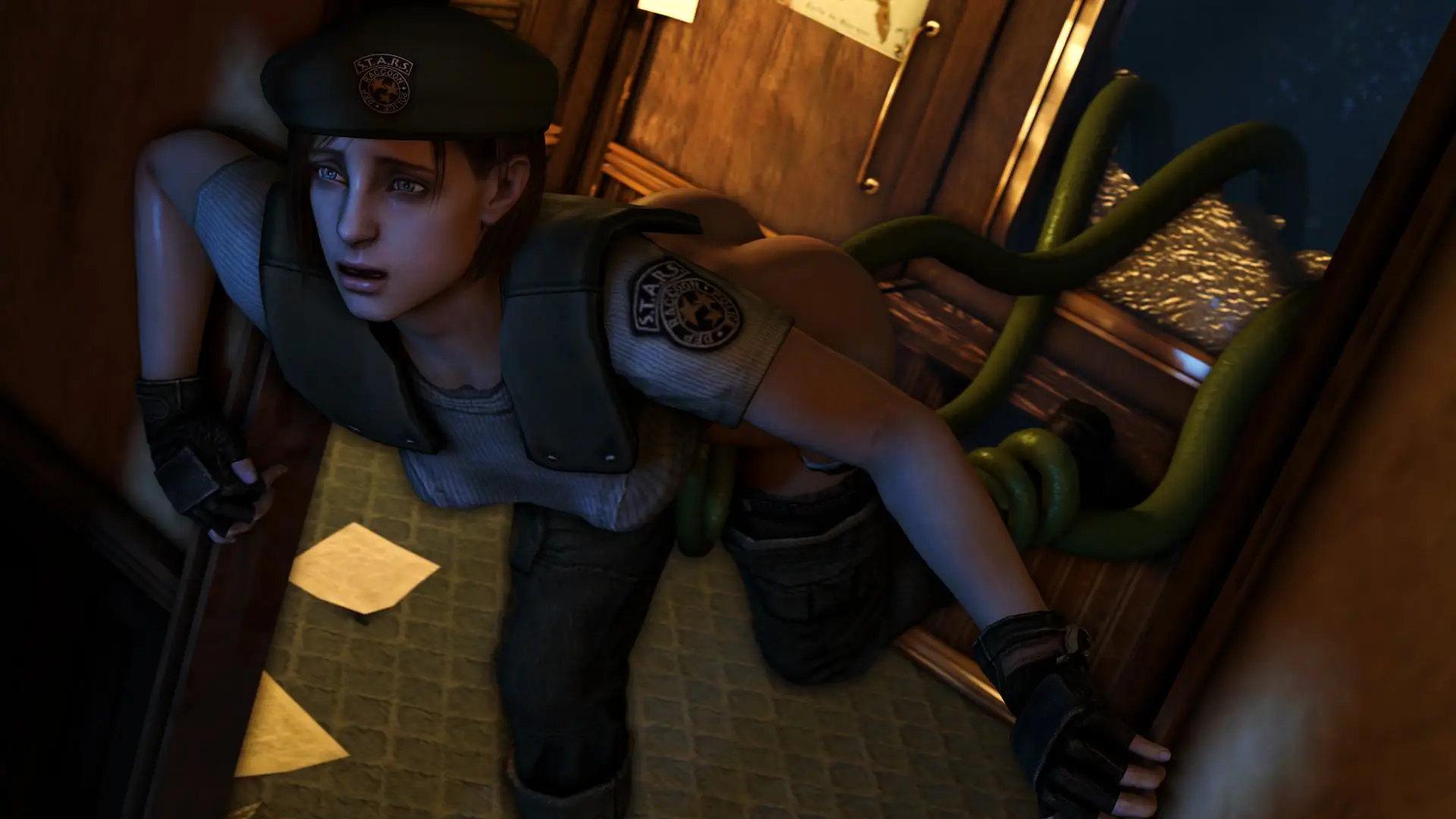 Resident Evil - No Flowers from Jill's Valentine (A XXX Parody)