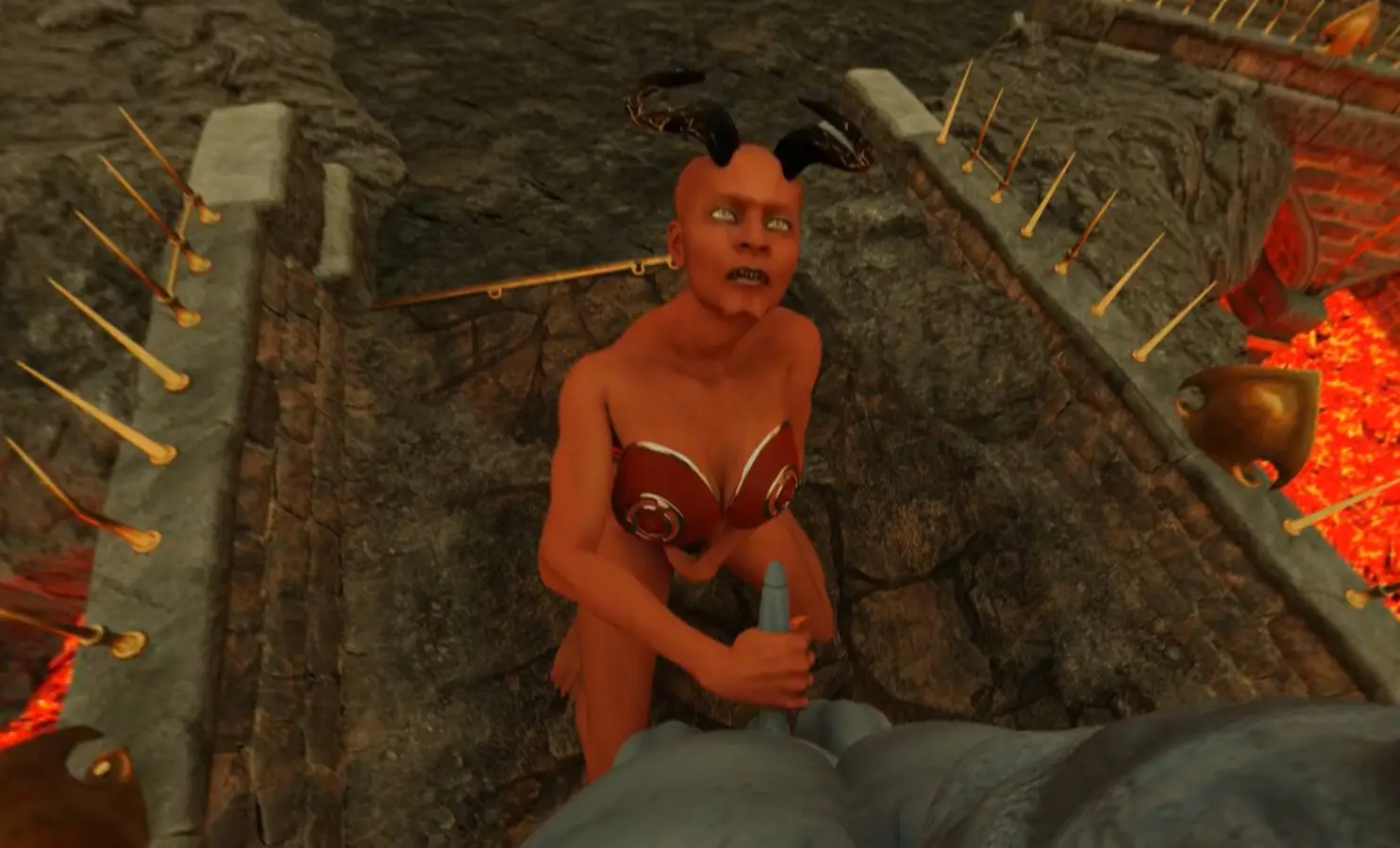 Scary VR - A blowjob from the Devil VR Adult Videos
