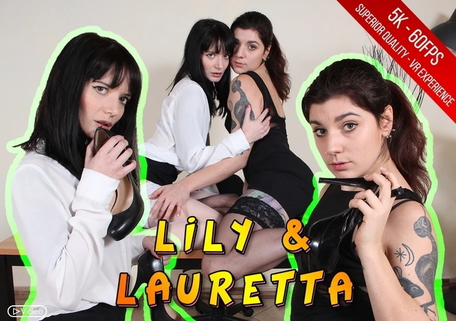 Sensual Lauretta And Lily Take Off Each Other’s Clothes And Stockings VR Adult Videos
