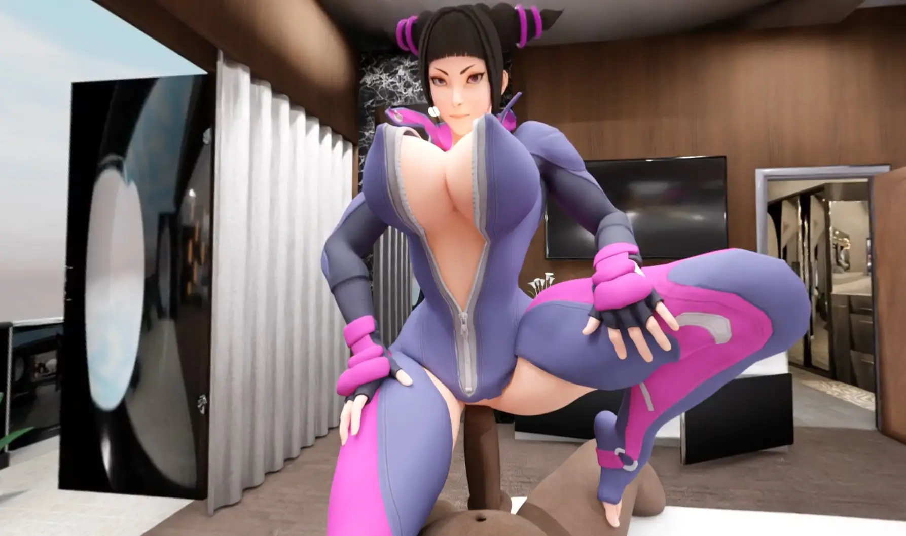 Street Fighter - Juri Han Knows How to Ride (A XXX Parody) VR Adult Videos
