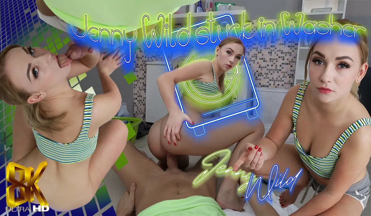 Stuck In Washer - Jenny Wild VR Adult Videos