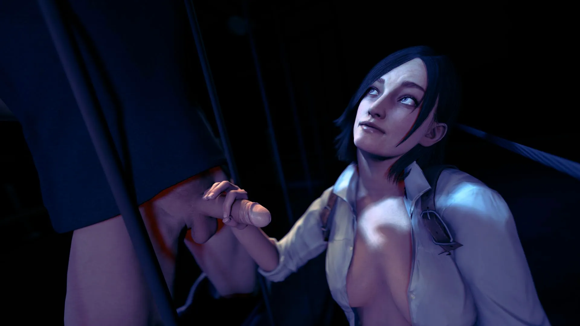The Evil Within - Hands-on Interrogation (A XXX Parody)