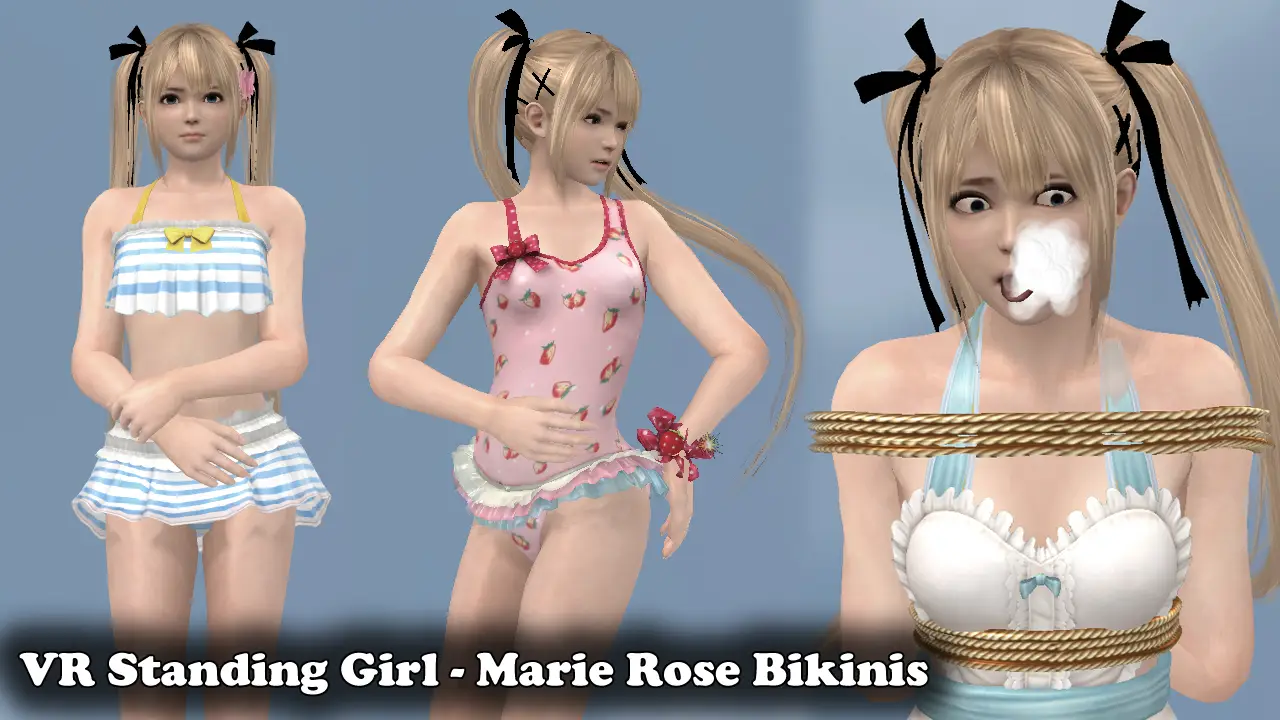 VR Standing Girl – Bikini Marie Rose (A XXX Parody) VR Adult Videos