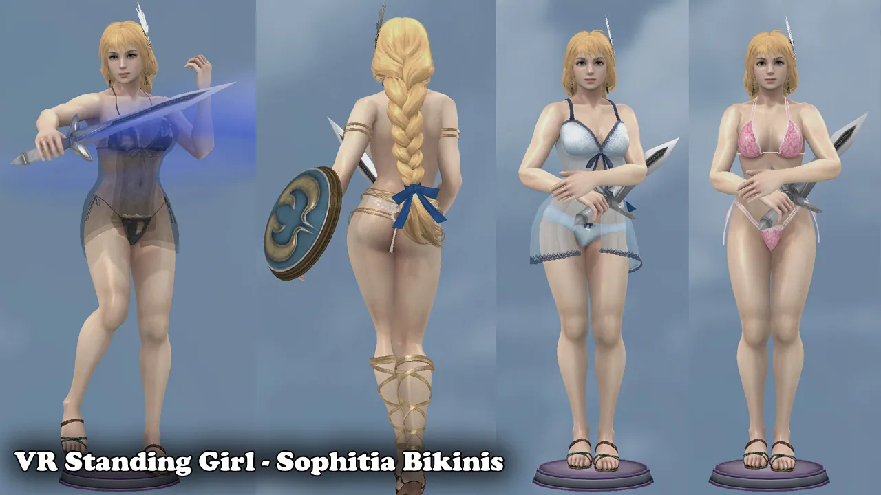 VR Standing Girl - Bikini Sophitia (A XXX Parody) VR Adult Videos