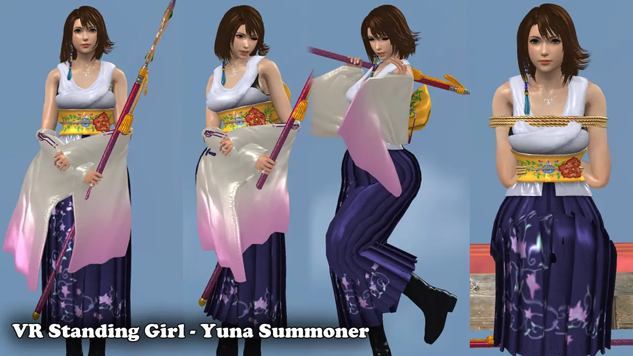 VR Standing Girl - Summoner Yuna (A XXX Parody) VR Adult Videos