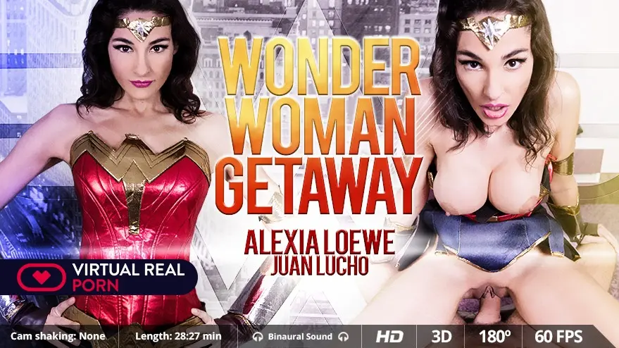 Wonder Woman Getaway - Spanish Busty Babe Alexia VR Cosplay VR Adult Videos