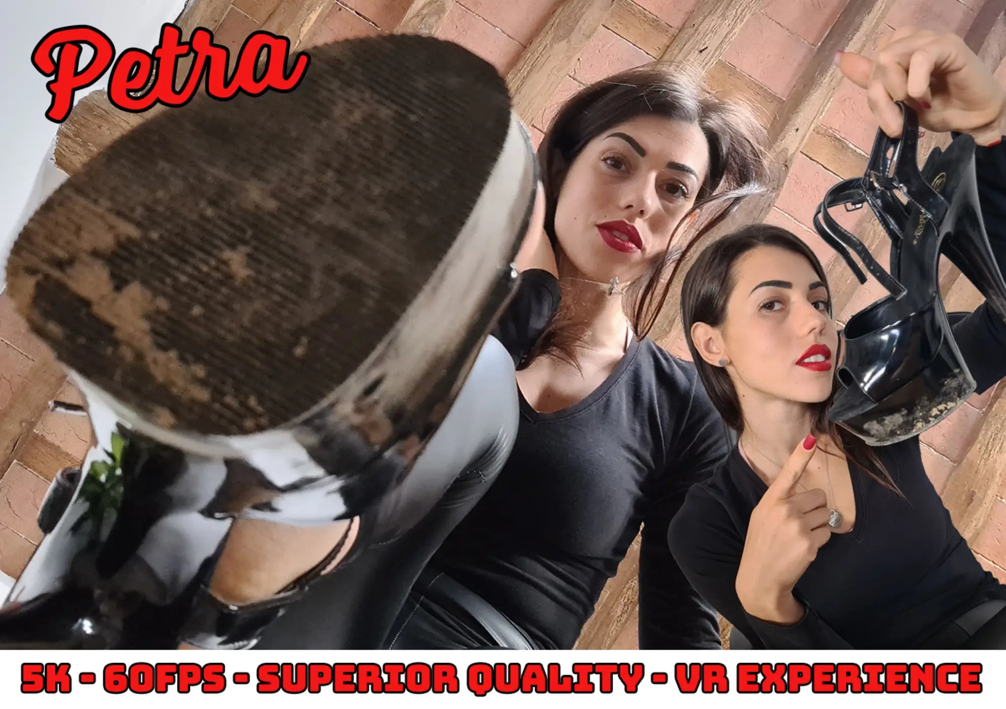 Wonderfully Gorgeous Petra Wants Her Slave To Lick The Dirty Soles Of Her Sexy Stilettos VR Adult Videos