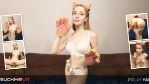Busty Teen Polly Yangs Experiments With Her Furry Fetish VR Adult Videos