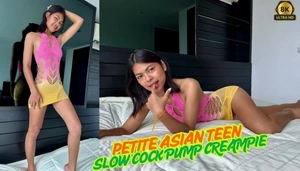 Petite Asian Teen Slow Cock Pump Creampie VR Adult Videos