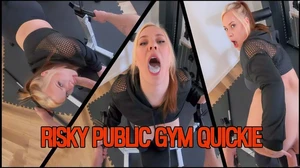 Risky Public Gym Quickie VR Adult Videos