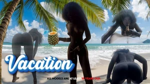 Black Magic A White Mans African Holidays With Ebony Pussy VR Adult Videos